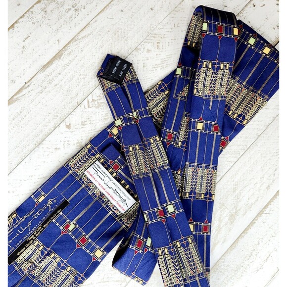 Frank Lloyd Wright Tree Of Life Silk Tie - Picture 7 of 8